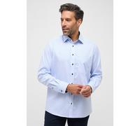 Langarmhemd ETERNA "COMFORT FIT", Herren, Gr. 49, Normalgrößen, blau (hellblau), Twill, 100% Baumwolle, normal, Manschette, Hemden, NON IRON (bügelfrei) (49078768-49) hellblau