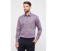 Langarmhemd ETERNA "COMFORT FIT", Herren, Gr. 41, Normalgrößen, aubergine, 100% Baumwolle, normal, Manschette, Hemden Langarmhemd, NON IRON (bügelfrei) (31147169-41)