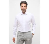 Langarmhemd ETERNA "COMFORT FIT", Herren, Gr. 41, Normalgrößen, weiß, Popeline, 100% Baumwolle, normal, Manschette, Hemden, NON IRON (bügelfrei) (22318347-41) weiß