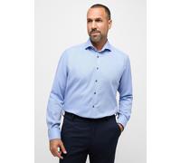 Langarmhemd ETERNA "COMFORT FIT", Herren, Gr. 43, Extra verlängerter Arm, blau, 100% cotton, normal, Manschette, Hemden, NON IRON (bügelfrei) (86711118-43) blau