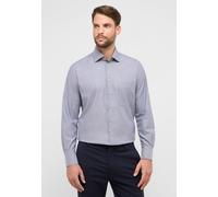 Langarmhemd ETERNA "COMFORT FIT", Herren, Gr. 43, Normalgrößen, stahlgrau, Twill, 100% Baumwolle, normal, Manschette, Hemden, NON IRON (bügelfrei) (51941022-43) stahlgrau