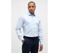 Langarmhemd ETERNA "COMFORT FIT", Herren, Gr. 43, verkürzte Ärmellängen, himmelblau, Twill, 100% cotton, normal, Manschette, Hemden Langarmhemd, NON IRON (bügelfrei) (21672749-43)