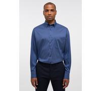 Langarmhemd ETERNA "COMFORT FIT", Herren, Gr. 44, N-Gr, blau (weiß, neutral), Twill, , normal, Manschette, Hemden Langarmhemd (59122237-44)