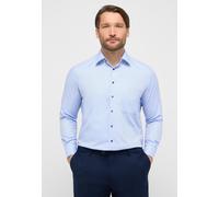 Langarmhemd ETERNA "COMFORT FIT", Herren, Gr. 44, Normalgrößen, blau (hellblau), 100% cotton, normal, Langarm Manschette, Hemden (12860140-44) hellblau
