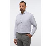 Langarmhemd ETERNA "COMFORT FIT", Herren, Gr. 45, Normalgrößen, grau, Twill, 100% Baumwolle, normal, Manschette, Hemden Langarmhemd, NON IRON (bügelfrei) (66250946-45)