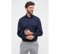 Langarmhemd ETERNA "COMFORT FIT", Herren, Gr. 46, Normalgrößen, blau (navy), Twill, 100% Baumwolle, normal, Manschette, Hemden, NON IRON (bügelfrei) (31059331-46) navy
