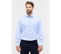 Langarmhemd ETERNA "COMFORT FIT", Herren, Gr. 46, Normalgrößen, himmelblau, Popeline, 100% Baumwolle, normal, Manschette, Hemden, NON IRON (bügelfrei) (55738816-46) himmelblau