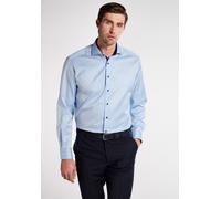 ETERNA Hemd Herren Comfort Fit Langarm blau, 47