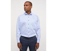 Langarmhemd ETERNA "COMFORT FIT", Herren, Gr. 48, Normalgrößen, hellblau, Satin, 100% Baumwolle, normal, Manschette, Hemden Langarmhemd, NON IRON (bügelfrei) (82486005-48)