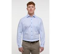 Langarmhemd ETERNA "COMFORT FIT", Herren, Gr. 48, Normalgrößen, hellblau, Twill, 100% cotton, normal, Manschette, Hemden Langarmhemd (44180343-48)