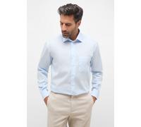 Langarmhemd ETERNA "COMFORT FIT", Herren, Gr. 52, Normalgrößen, blau (hellblau), Popeline, 100% Baumwolle, normal, Manschette, Hemden, NON IRON (bügelfrei) (67544553-52) hellblau