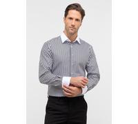 Langarmhemd ETERNA "MODERN FIT", Damen, Gr. 40, Normalgrößen, schwarz, Satin, 100% Baumwolle, tailliert, Manschette, Hemden, NON IRON (bügelfrei) (22263030-40) schwarz