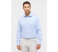 Langarmhemd ETERNA "MODERN FIT", Damen, Gr. 46, Normalgrößen, hellblau, Satin, 100% Baumwolle, tailliert, Manschette, Hemden Langarmhemd, NON IRON (bügelfrei) (13585904-46)