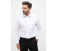 Langarmhemd ETERNA "MODERN FIT", Herren, Gr. 38, Normalgrößen, weiß, Popeline, 100% Baumwolle, tailliert, Manschette, Hemden, NON IRON (bügelfrei) (11904015-38) weiß