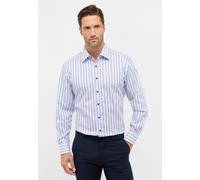 Langarmhemd ETERNA "MODERN FIT", Herren, Gr. 40, Normalgrößen, blau, Twill, 100% Baumwolle, tailliert, Manschette, Hemden Langarmhemd, NON IRON (bügelfrei) (13225438-40)