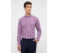 Langarmhemd ETERNA "MODERN FIT", Herren, Gr. 40, Normalgrößen, rauchblau, Satin, 100% Baumwolle, tailliert, Manschette, Hemden, NON IRON (bügelfrei) (21603639-40) rauchblau