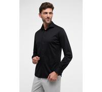 Langarmhemd ETERNA "MODERN FIT", Herren, Gr. 40, Normalgrößen, schwarz, Jersey, 100% Baumwolle, tailliert, Manschette, Hemden, NON IRON (bügelfrei) (69012869-40) schwarz
