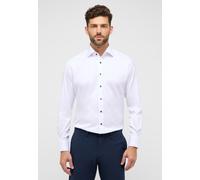 Langarmhemd ETERNA "MODERN FIT", Herren, Gr. 40, Normalgrößen, weiß, Twill, 100% Baumwolle, tailliert, Manschette, Hemden, NON IRON (bügelfrei) (94036901-40) weiß
