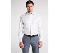 MODERN FIT Cover Shirt in weiß unifarben 41 weiß