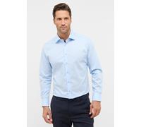 ETERNA Modern Fit Dynamic Cotton Hemd Langarm New Kent Kragen hellblau