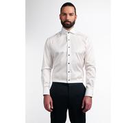 Langarmhemd ETERNA "MODERN FIT", Herren, Gr. 42, Normalgrößen, beige, Twill, 100% Baumwolle, tailliert, Manschette, Hemden Langarmhemd, NON IRON (bügelfrei) (37695514-42)