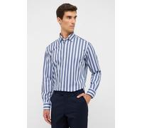 MODERN FIT Hemd in hellblau gestreift 42