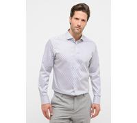 Langarmhemd ETERNA "MODERN FIT", Herren, Gr. 42, Normalgrößen, hellgrau, Satin, 100% Baumwolle, tailliert, Manschette, Hemden Langarmhemd, NON IRON (bügelfrei) (70418031-42)