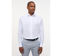 MODERN FIT Linen Shirt in weiß unifarben 42 weiß
