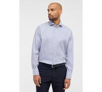 Langarmhemd ETERNA "MODERN FIT", Herren, Gr. 43, Normalgrößen, dunkelblau, Satin, 100% Baumwolle, tailliert, Manschette, Hemden Langarmhemd, NON IRON (bügelfrei) (29757063-43)