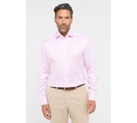 Langarmhemd ETERNA "MODERN FIT", Herren, Gr. 43, Normalgrößen, rosa, Satin, 100% Baumwolle, tailliert, Manschette, Hemden Langarmhemd, NON IRON (bügelfrei) (59478814-43)
