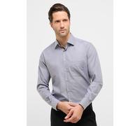 ETERNA Hemd Modern Fit – Twill, 100% Baumwolle, bügelfrei, Grau, Einfarbig