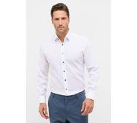 Langarmhemd ETERNA "MODERN FIT", Herren, Gr. 44, Normalgrößen, weiß, Twill, 100% Baumwolle, tailliert, Manschette, Hemden, NON IRON (bügelfrei) (96618169-44) weiß