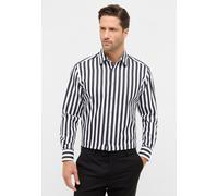 Langarmhemd ETERNA "MODERN FIT", Herren, Gr. 45, Normalgrößen, schwarz, Satin, 100% Baumwolle, tailliert, Manschette, Hemden Langarmhemd, NON IRON (bügelfrei) (66439924-45)