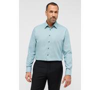 Langarmhemd ETERNA "MODERN FIT", Herren, Gr. 46, Normalgrößen, grün, 100% Baumwolle, tailliert, Manschette, Hemden Langarmhemd, NON IRON (bügelfrei) (24236150-46)