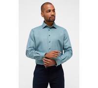 Langarmhemd ETERNA "MODERN FIT", Herren, Gr. 46, Normalgrößen, grün, 100% Baumwolle, tailliert, Manschette, Hemden Langarmhemd, NON IRON (bügelfrei) (42706113-46)