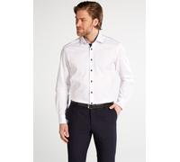 ETERNA Modern Fit Businesshemd aus Oxford in Weiss, Größe 46