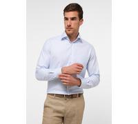 MODERN FIT Hemd in hellblau strukturiert 48 hellblau