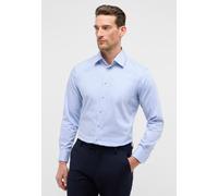 Langarmhemd ETERNA "MODERN FIT", Herren, Gr. 48, Normalgrößen, himmelblau, Satin, 100% Baumwolle, tailliert, Manschette, Hemden Langarmhemd, NON IRON (bügelfrei) (73411942-48)