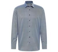 MODERN FIT Hemd in rauchblau strukturiert 48