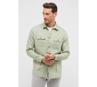 Langarmhemd ETERNA "MODERN FIT", Herren, Gr. L, US-Größen, grün (salbeigrün), 100% Leinen, tailliert, Manschette, Hemden, EASY IRON (bügelleicht) (83137637-L) salbeigrün
