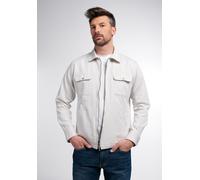 Langarmhemd ETERNA "REGULAR FIT", Herren, Gr. 42, Normalgrößen, off, weiß, Twill, 97% cotton, 3% Elasthan, normal, Manschette, Hemden Langarmhemd (51347808-42)
