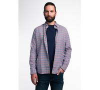 Langarmhemd ETERNA "REGULAR FIT", Herren, Gr. L, US-Größen, burgunder, Flanell, 70% Baumwolle, 30% Lyocell, normal, Manschette, Hemden Langarmhemd, EASY IRON (bügelleicht) (32466000-L)