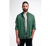 Langarmhemd ETERNA "REGULAR FIT", Herren, Gr. L, US-Größen, grün (tanne), Flanell, 70% cotton, 30% Lyocell, normal, Manschette, Hemden Langarmhemd, EASY IRON (bügelleicht) (59241062-L)