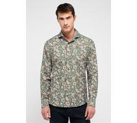 Langarmhemd ETERNA "SLIM FIT", Damen, Gr. 38, Normalgrößen, orange, Twill, 59% cotton, 41% Leinen, schmal, Manschette, Hemden Langarmhemd, EASY IRON (bügelleicht) (32997602-38)