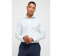 Langarmhemd ETERNA "SLIM FIT", Damen, Gr. 40, Normalgrößen, mint, Twill, 59% cotton, 41% Leinen, schmal, Manschette, Hemden Langarmhemd (86413439-40)