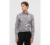 Langarmhemd ETERNA "SLIM FIT", Damen, Gr. 42, Normalgrößen, silber, Twill, 100% Baumwolle, schmal, Manschette, Hemden, NON IRON (bügelfrei) (41869113-42) silber