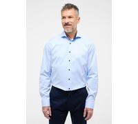 Langarmhemd ETERNA "SLIM FIT", Herren, Gr. 38, Normalgrößen, blau (hellblau), Twill, 100% Baumwolle, schmal, Manschette, Hemden, NON IRON (bügelfrei) (93579209-38) hellblau