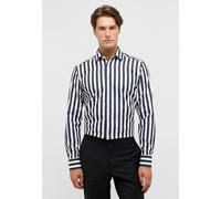 Langarmhemd ETERNA "SLIM FIT", Herren, Gr. 39, Normalgrößen, schwarz, Satin, 100% Baumwolle, schmal, Manschette, Hemden Langarmhemd, NON IRON (bügelfrei) (12129704-39)