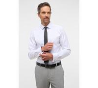 Langarmhemd ETERNA "SLIM FIT", Herren, Gr. 40, N-Gr, weiß, Twill, 100% Baumwolle, schmal, Umschlagmanschette, Hemden Langarmhemd, NON IRON (bügelfrei) (15251701-40)