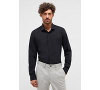 ETERNA Male Performance Shirt unifarben Slim FIT 40_H_1/1, 1/1, schwarz